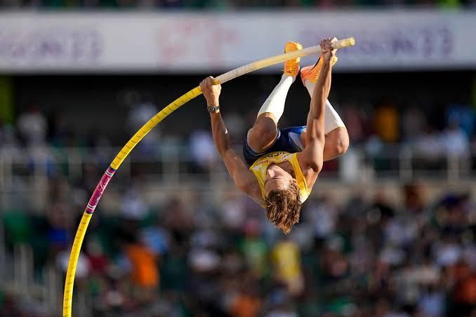 Olympic icon Mondo Duplantis swaps pole vault for microphone at Budapest championship