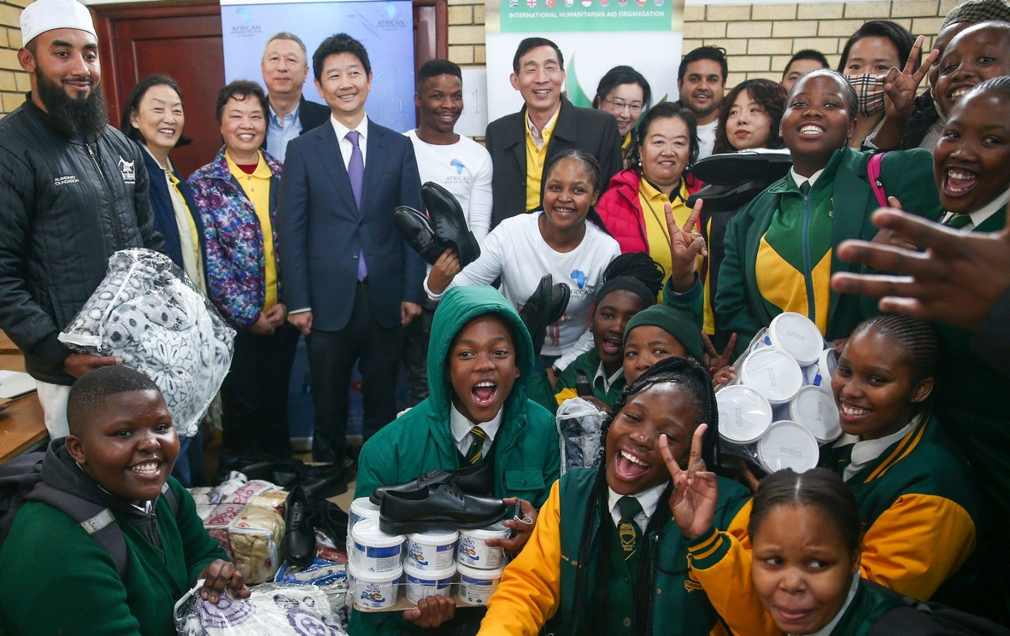 Langa High School Showered With Gifts On Mandela Day