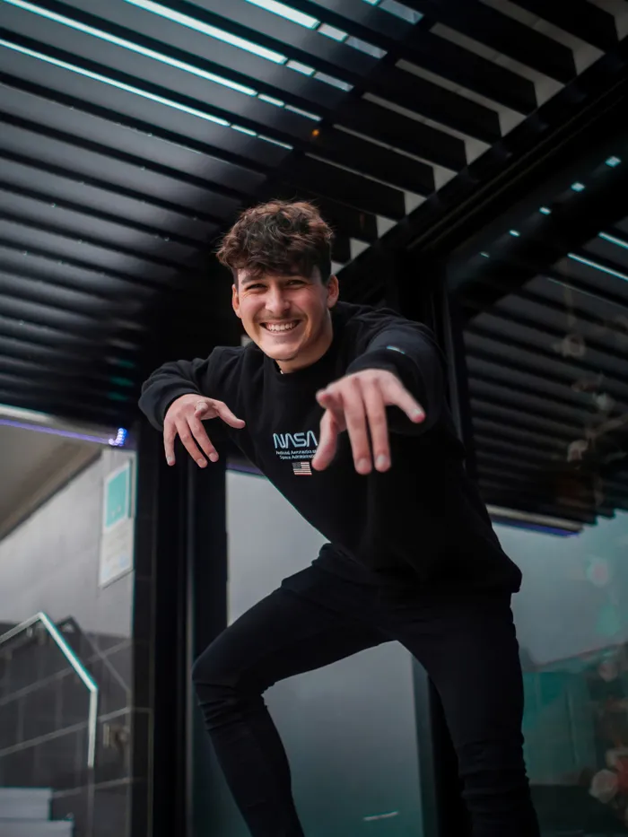Justin de Nobrega’s fancy moves has helped him gain nearly 400 000 followers on TikTok. Picture: Supplied