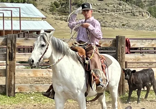 A 14-year-old used his lasso to save a drowing man