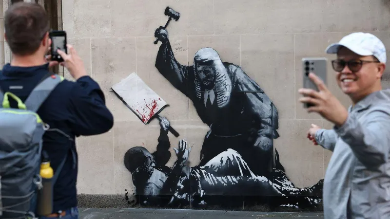 Banksy’s anonymity is what gave his art its power