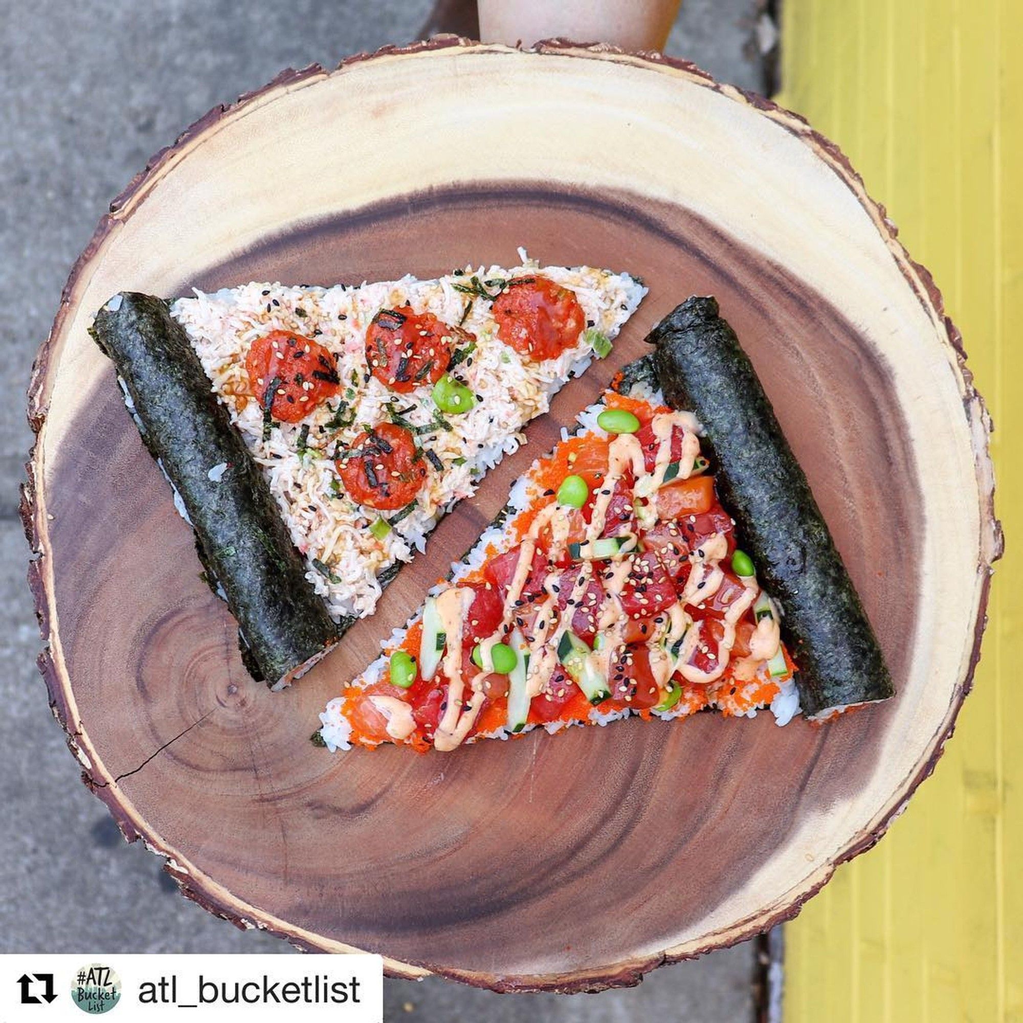 WATCH The sushi pizza that's dividing the