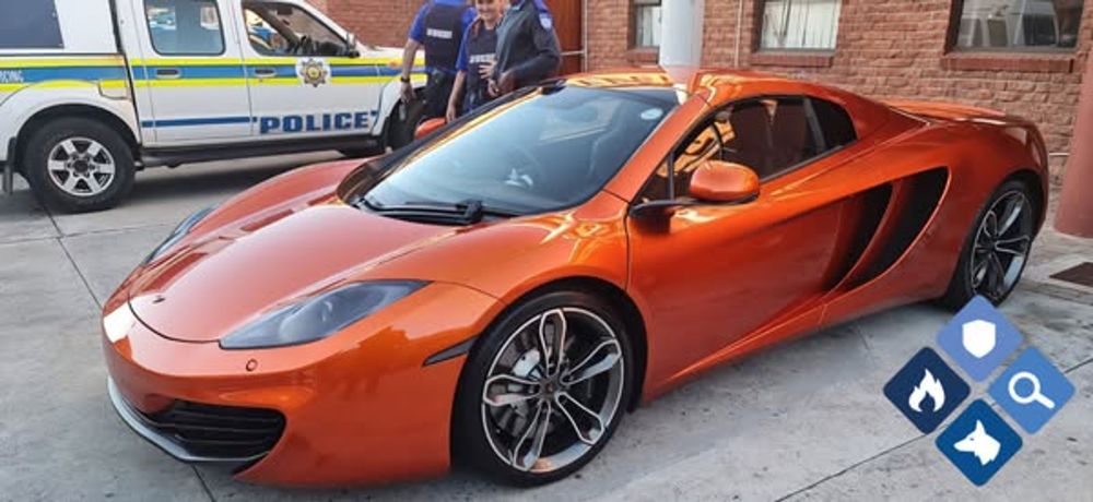 Cape Town law enforcement impounds luxury sports car linked to crime