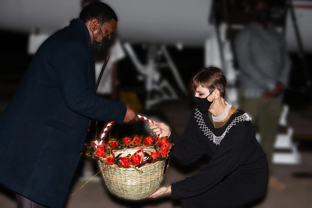King Goodwill Zwelithini kaBhekuzulu and Princess Charlene