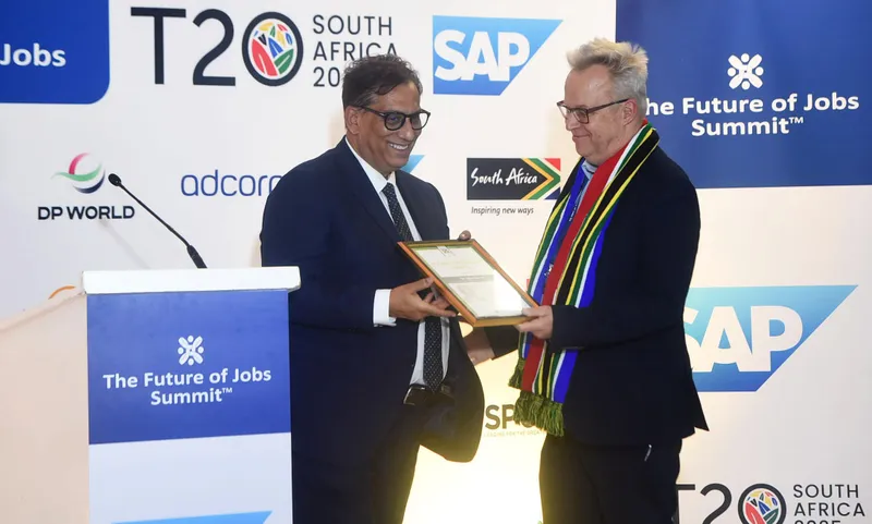 Celebrating Dr Iqbal Survé: A visionary leader honoured at the Future of Jobs Summit