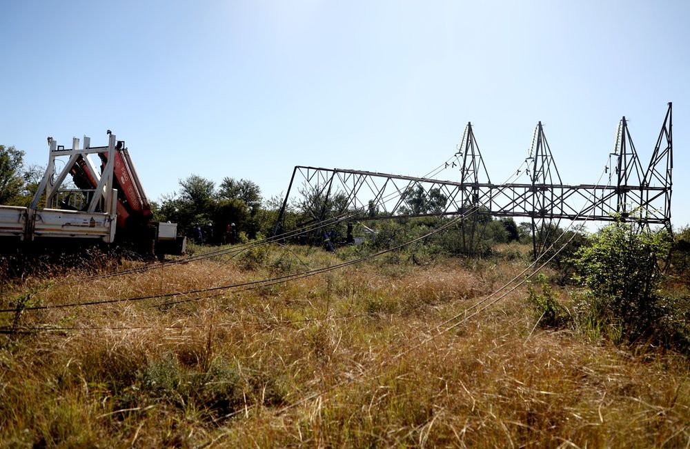 Collapsed pylons in Pretoria east cause huge financial, production loss ...