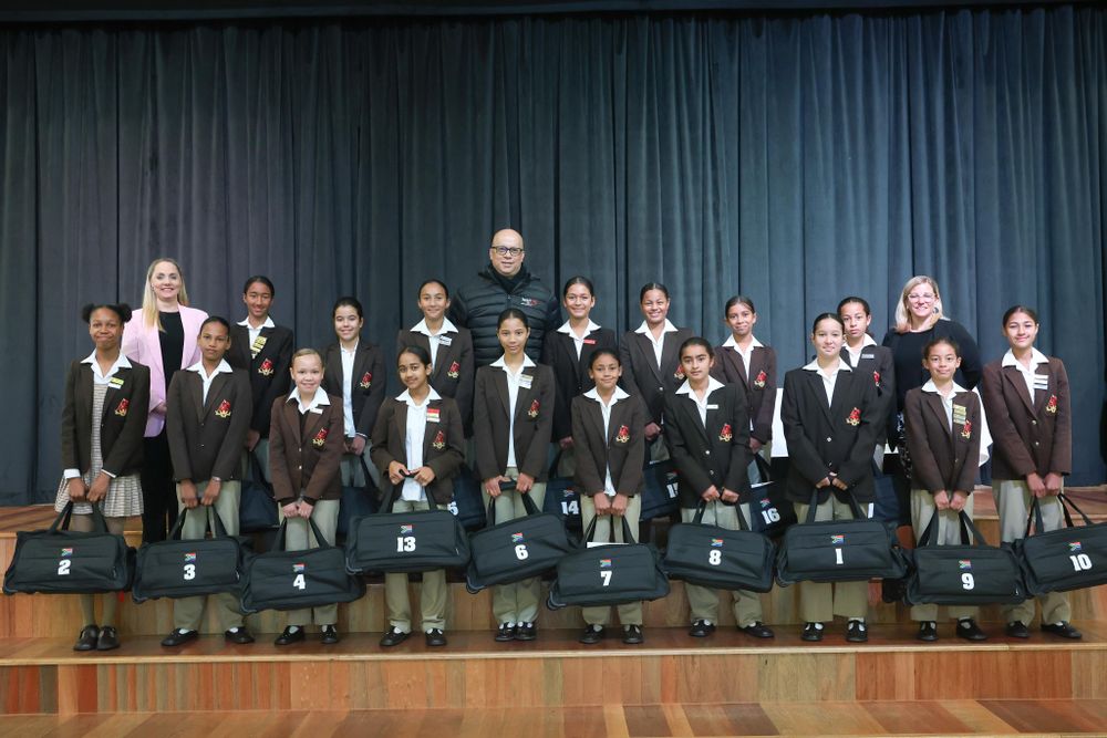 Wynberg Girls' Junior School U13 soccer team sets off for Dana Cup