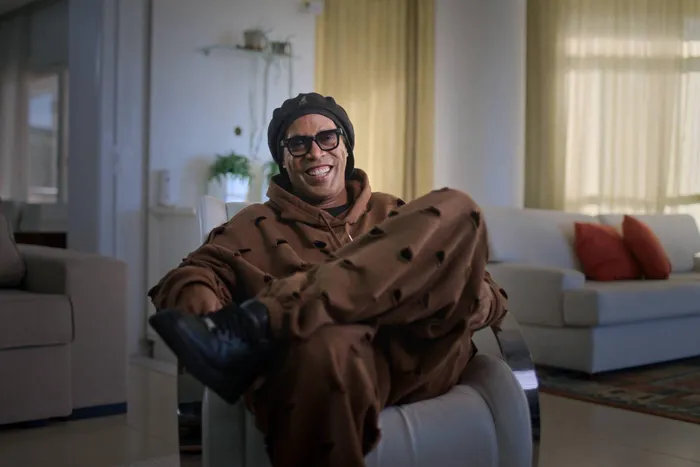 The Brazilian star and his infectious smile in 'Ronaldinho: The One and Only'. 