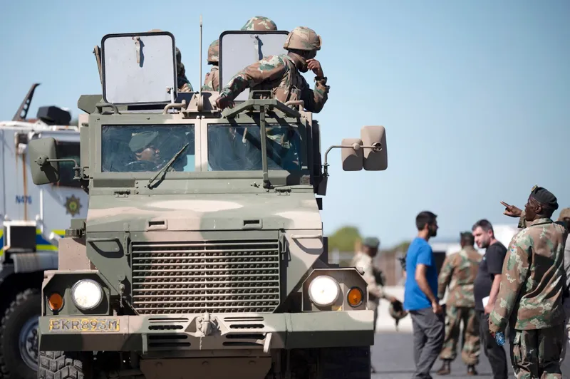 SANDF boots on the ground in Cape Town