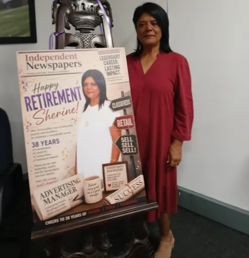 Sherine Budhram’s remarkable 38-year journey in advertising sales culminates in heartfelt retirement