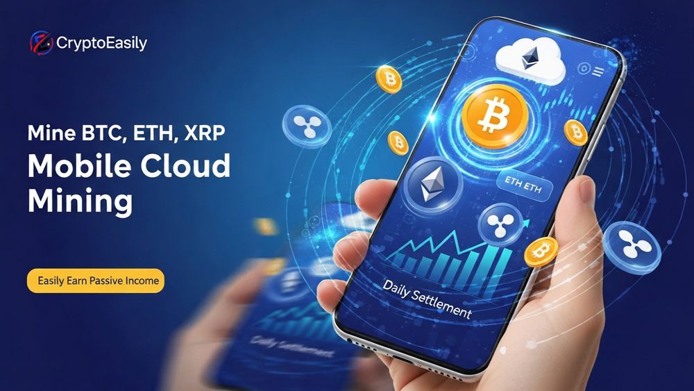CryptoEasily launches free mining service for BTC, ETH, and DOGE holders