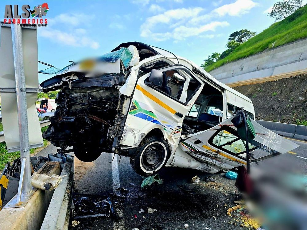 Taxi crash on Durban's N2 highway claims two lives, leaves scores more ...
