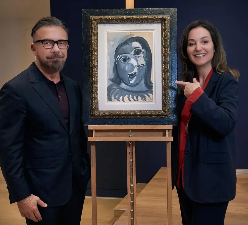 He bought two raffle tickets and won a Picasso worth more than $1 million
