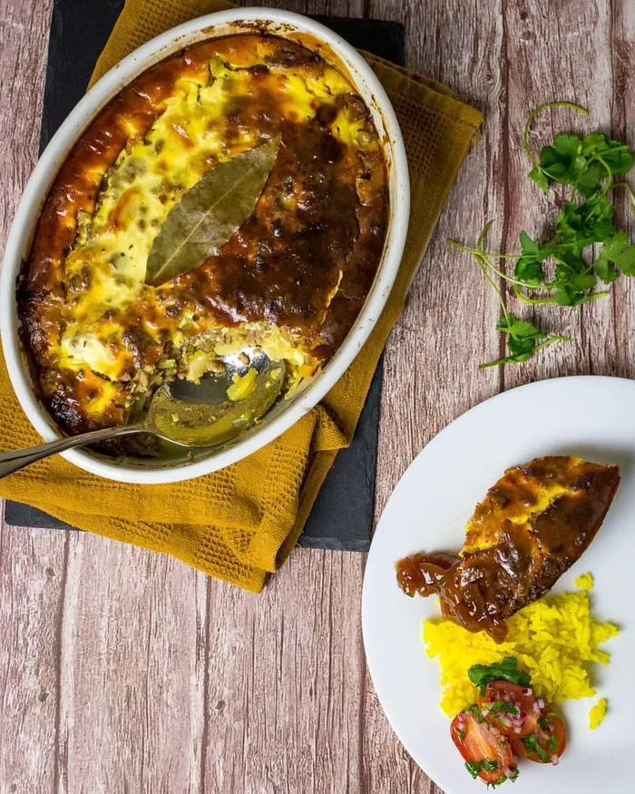 Curry spices, fruit chutney and raisins add warmth and subtle sweetness to the beef, while the creamy topping bakes into a light, golden layer that sets this dish apart from other mince recipes.
