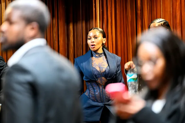 Actress Tebogo Thobejane, who survived a hit allegedly orchestrated by businessman Vusimuzi 'Cat' Matlala.