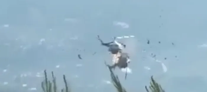 Two firefighting helicopters collided in midair in Greece, killing two crew members, as hundreds of personnel battled at least wildfires recorded nationwide. 