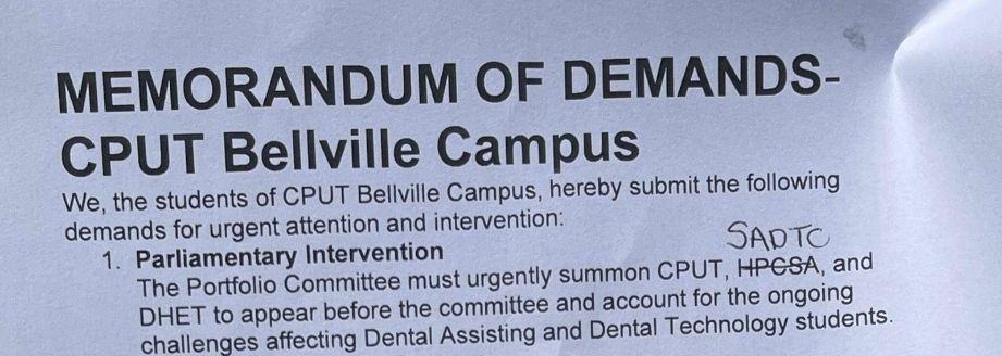 CPUT dental programme crisis: Health and Education departments seek urgent resolution