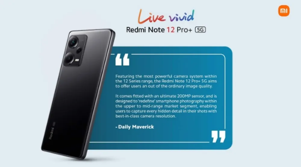 The Redmi Note 12 Pro+ embodies Xiaomi's dedication to innovation and pushing boundaries.