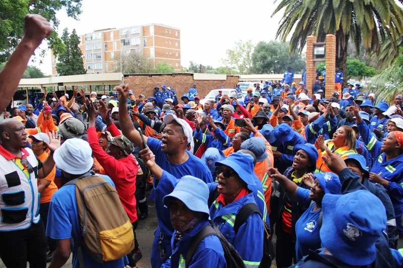 Sol Plaatje workers claim victory in jobs fight