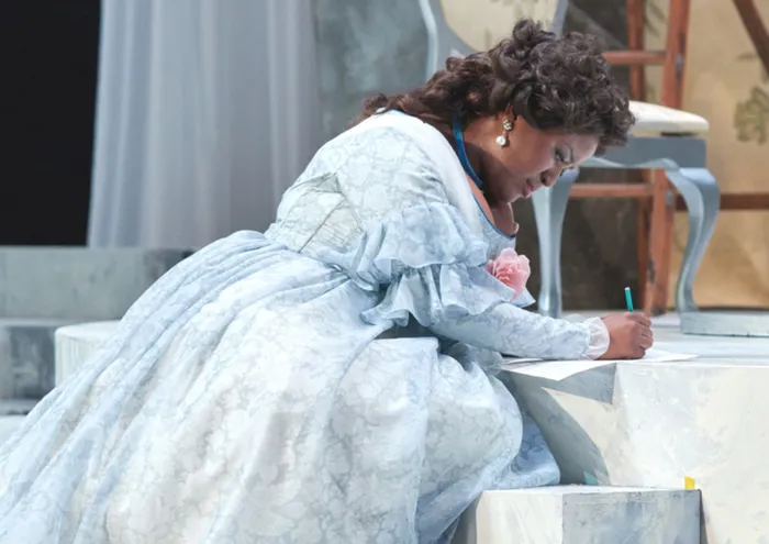 TAXING ROLE: Noluvuyisa Mpofu was simply stunning in her role of Parisian courtesan Violetta.