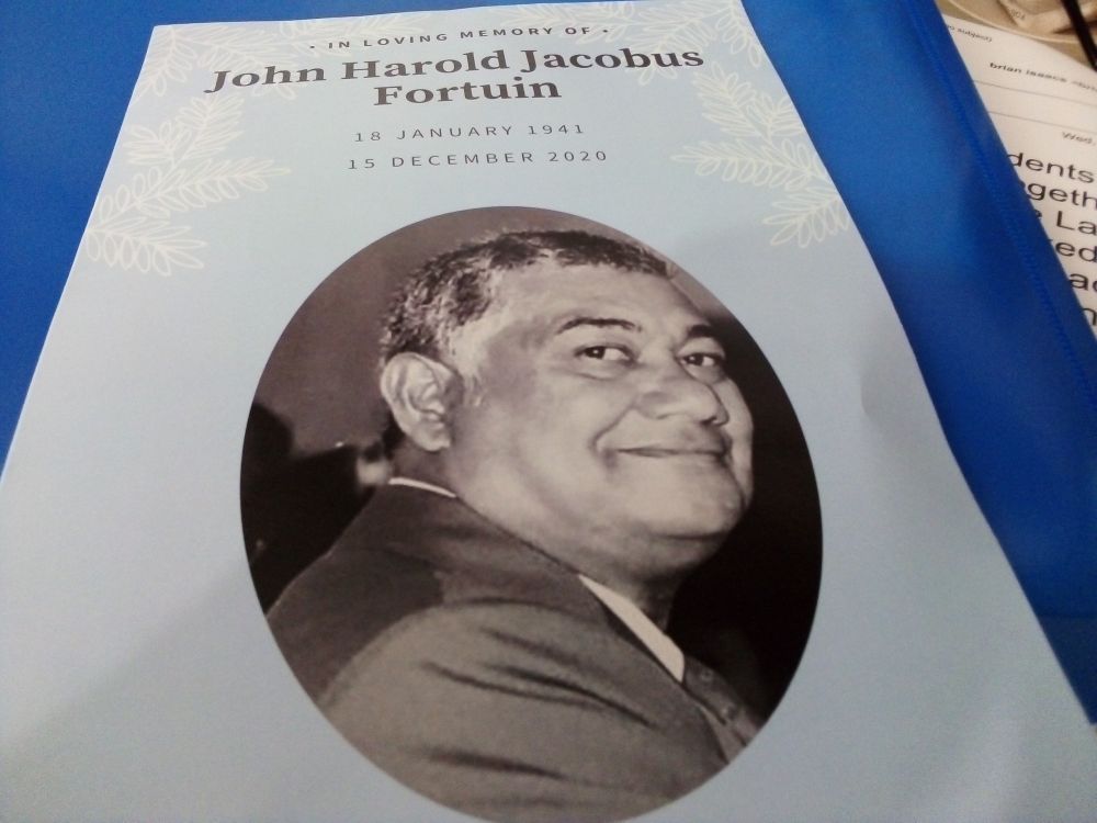 Salute to a great individual, John Fortuin