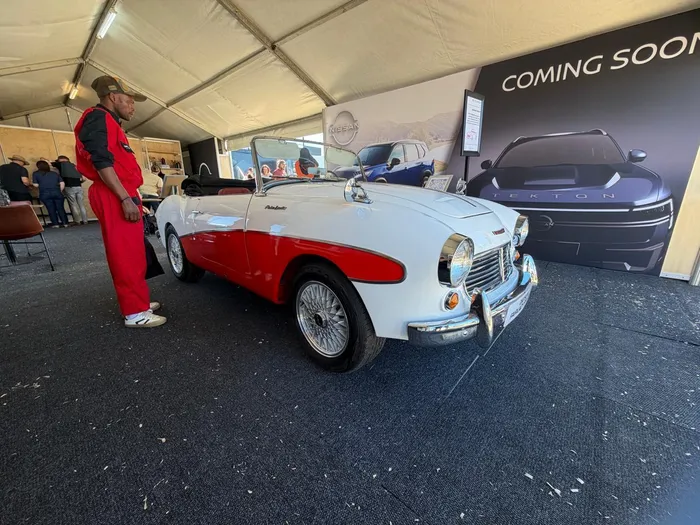 A perfectly restored Datsun Fairlady.