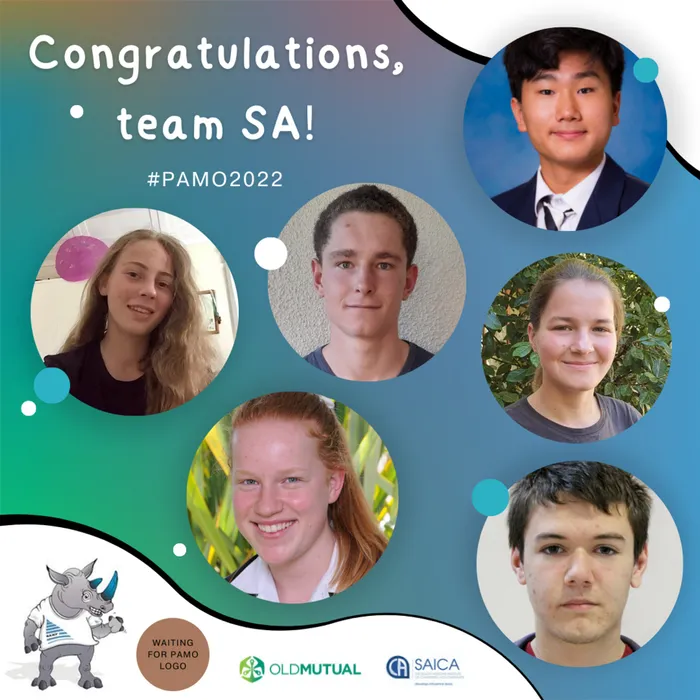 South African maths wizards represented the country. Picture: Supplied
