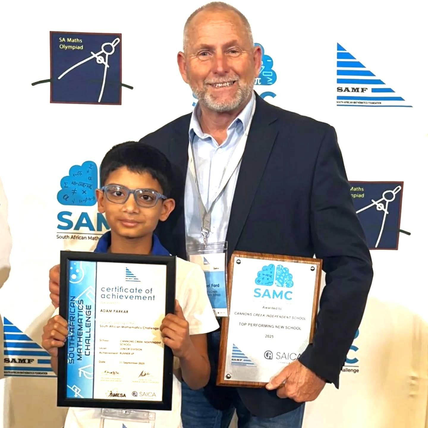 Adam Parkar from Cannons Creek Shines as Runner-Up in Prestigious National Math Contest!