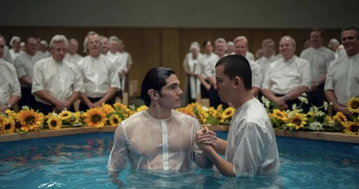 “The Unchosen” on Netflix is a gripping cult thriller that delves into the dark and manipulative aspects of a fictitious Christian cult in England, exploring themes of patriarchy, rape culture, and the rise of a psychopathic infiltrator, all while maintaining suspenseful twists and turns. Picture: Justin Downing/Netflix