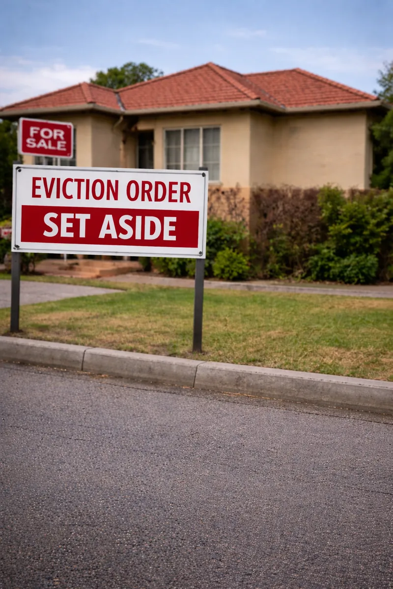 Court rules against seller's eviction after cancelling deal despite receiving over R800,000