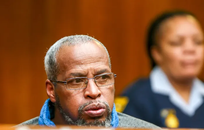 Boland serial killer Johan Williams in the Western Cape High Court where he is sentenced to 260-years in prison. Photographer: Leon Lestrade / Independent Newspapers.