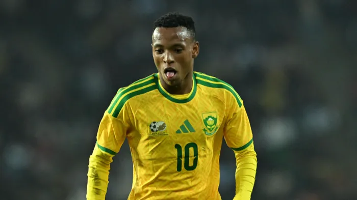 Bafana Bafana starlet Relebohile Mofokeng came on a substitute against Czech Republic and showed some real class.