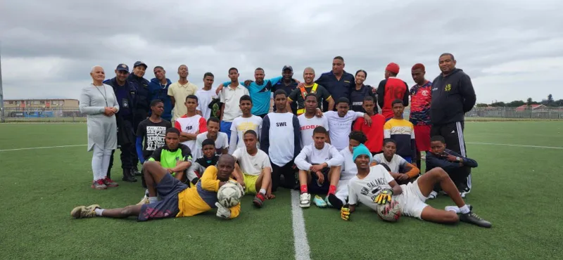 Manenberg police and law enforcement tackle social-ills through sport