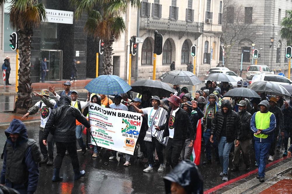 'We are coming for every undocumented foreign national, no matter the race,' Cape Town March and March leader says