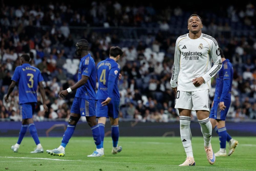 Kylian Mbappé wurde ausgepfiffen, als Real Madrid gegen Oviedo gewann