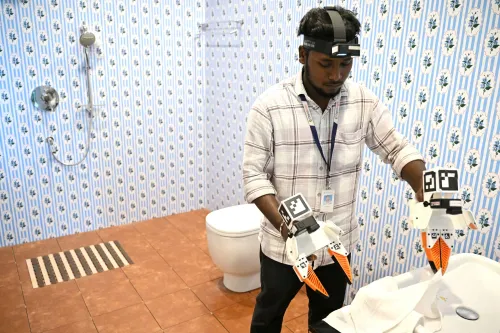 Indian workers train AI robots using first-person footage