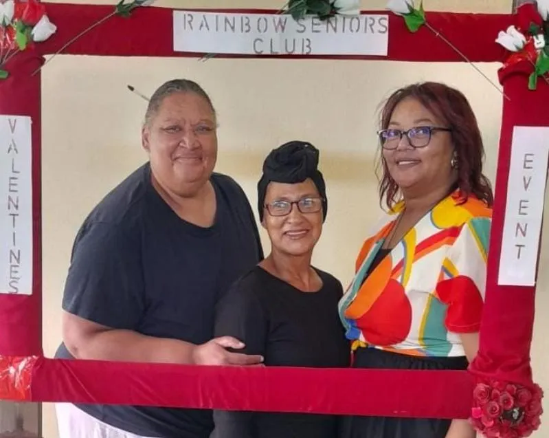 Seniors enjoy Valentine's Day celebrations at Bonteheuwel's multi-purpose centre