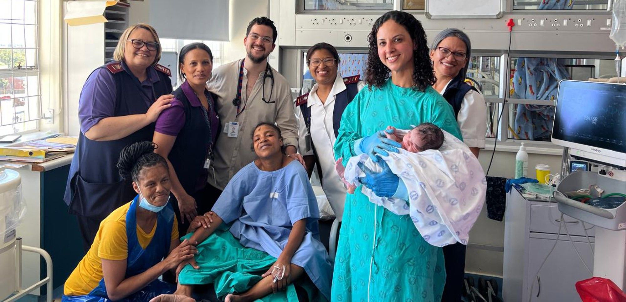 Red Cross Hospital staff mobilise for unexpected delivery