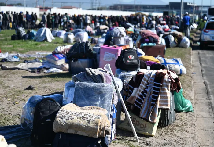 Thousands of undocumented Zimbabwean nationals have been stranded in an open field near the Langa train station in Epping, Cape Town, following the closure of the Department of Home Affairs voluntary repatriation centre. 