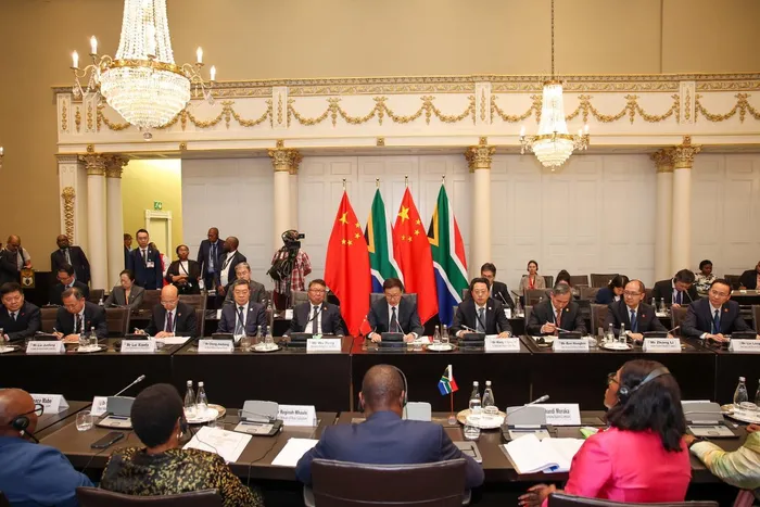 The 9th Session of the South Africa–China Bi-National Commission (BNC), being co-chaired by China’s Vice President Han Zheng (centre). The BNC took place under the theme: "South Africa-China Relations in an Era of Global Transformation: Advancing Shared Modernisation".
