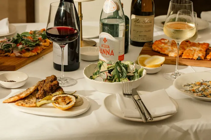 Mediterranean dishes at Amare Cape Town