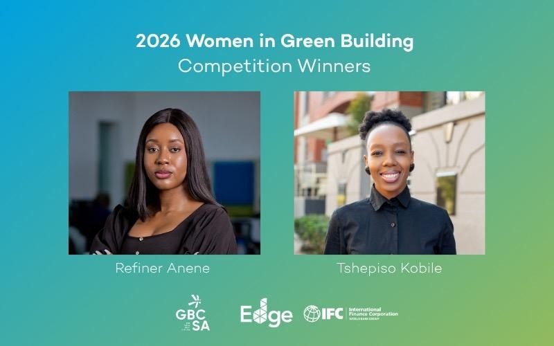 Tshepiso Kobile et Refiner Anene remportent le concours Women in Green Building 2026