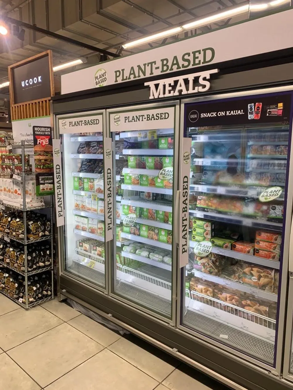 Pick ’n Pay’s Plant-Based freezer section.