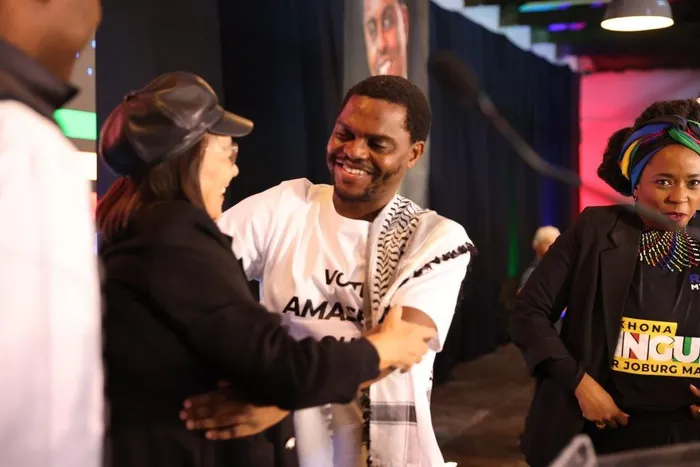 Good Party leader and Minister of Tourism, Patricia de Lille, was in attendance at the launch of Lukhanyo as the Rise Mzansi City of Johannesburg Mayoral Candidate. 