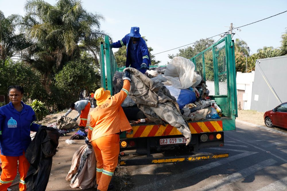 PICS: Cleanup under way as Sherwood recovers from humanitarian crisis