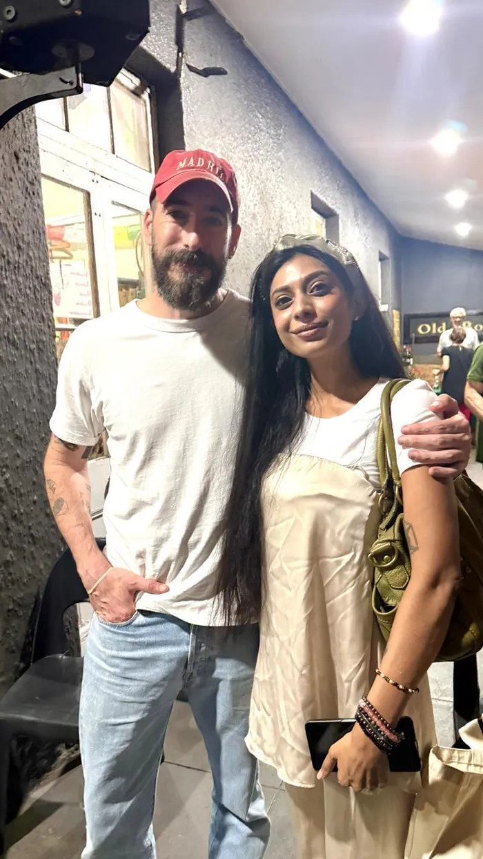 Sven Axelrad writer and Claudette Govender. 