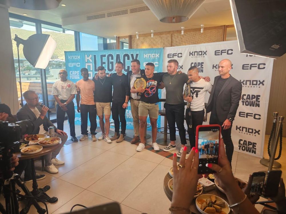 Dricus du Plessis promotes EFC event for Cape Town in February