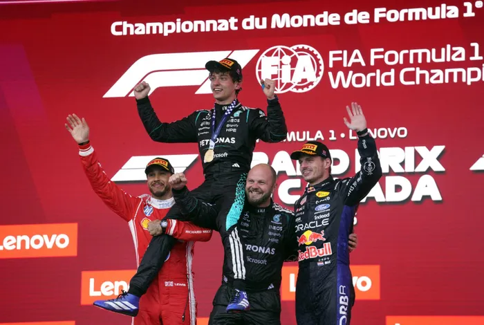 In Montreal, teenage phenom Kimi Antonelli secured his fourth straight win, standing alongside F1 titans Lewis Hamilton and Max Verstappen. Photo: AFP