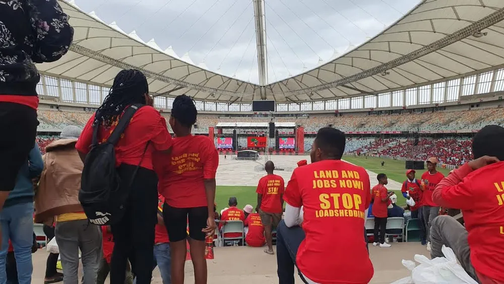 EFF manifesto launch energizes Durban: Members rally in red as free ...