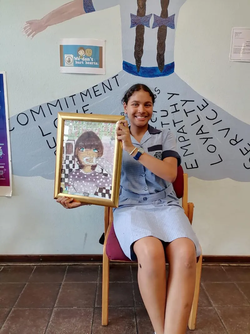 Young artist shines in national art competition